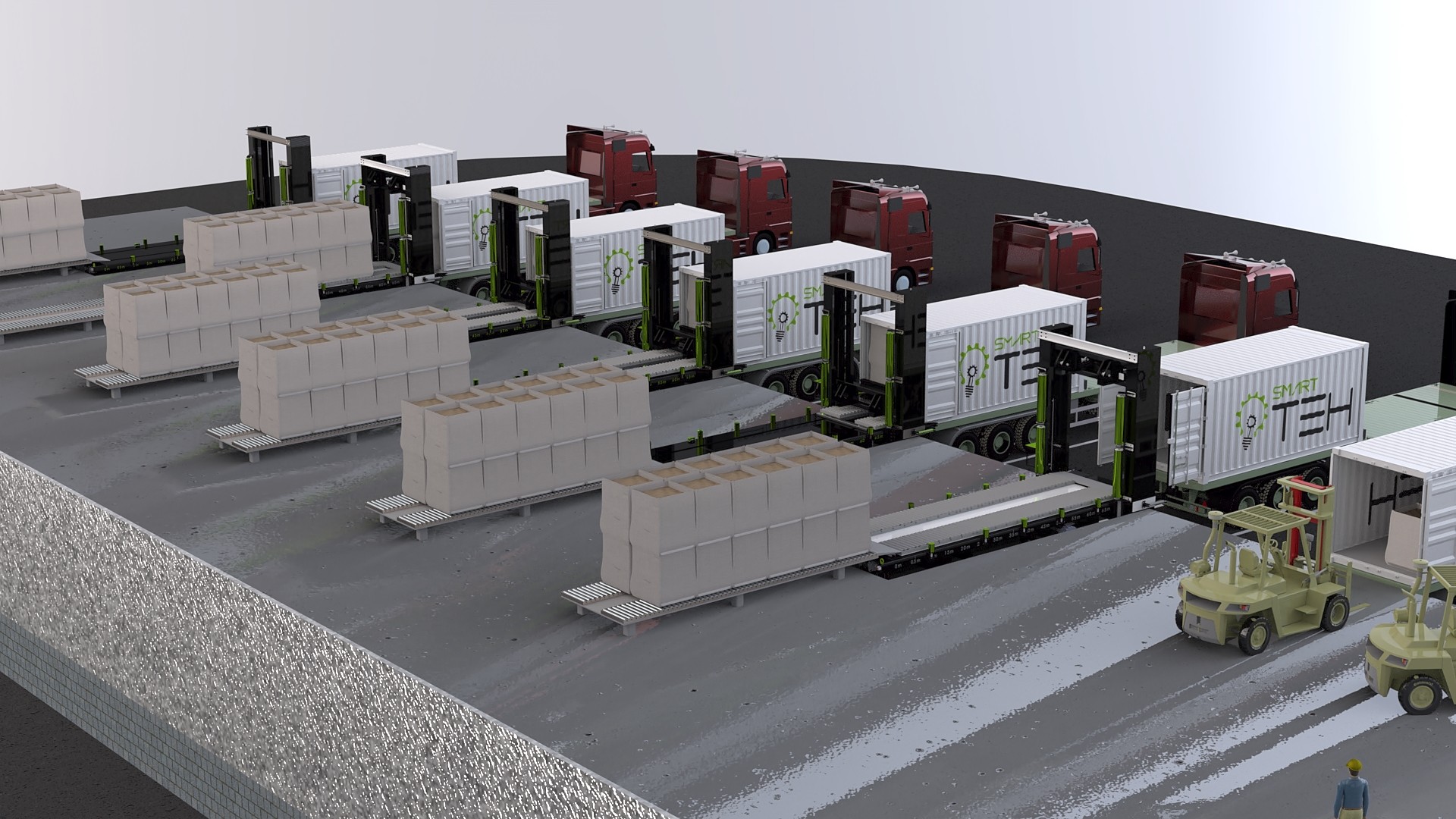 Automated truck loading