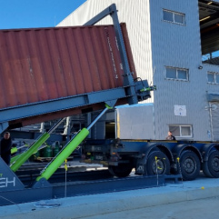 Container Tilting system
