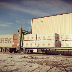 Container loading system at Stora Enso
