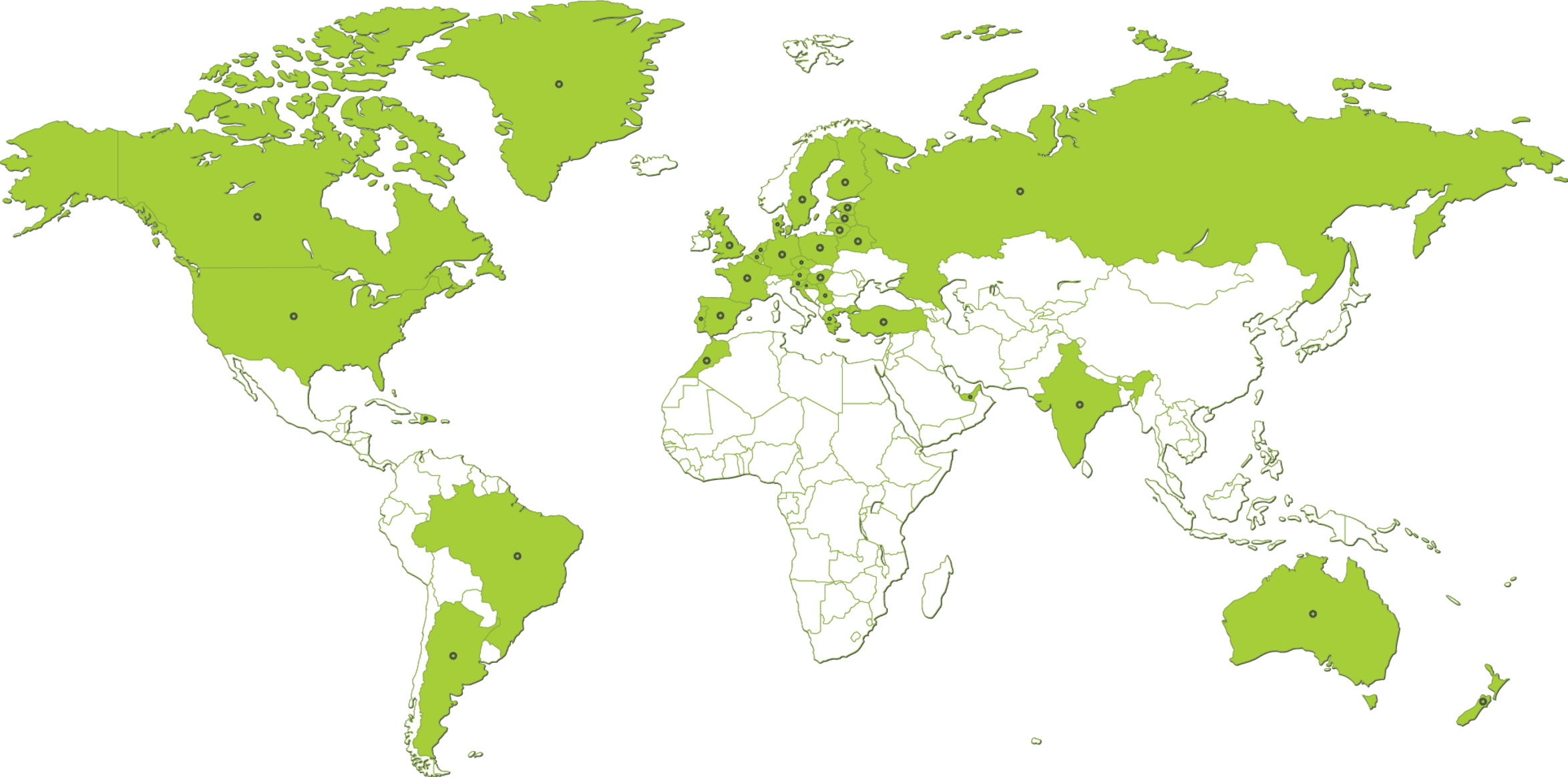 SmartTEH world map
