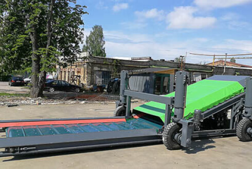 Hopper mini unloading conveyor
