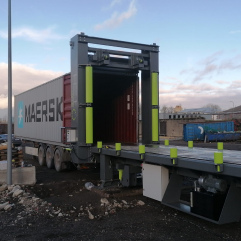 Container loading in logistics
