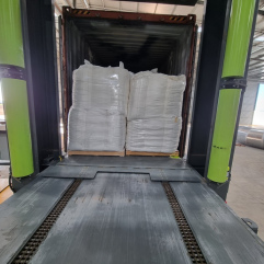 Container loading with big bags
