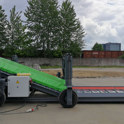 Mini conveyor for Hopper wagons